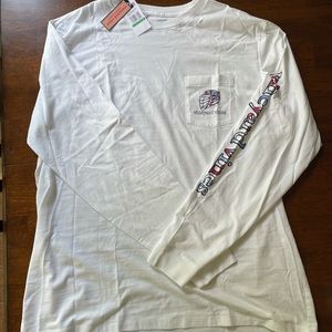 Men’s L VV lacrosse long sleeve pocket Tshirt